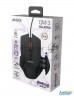 Игровая мышь чёрная Hiper Qm-3 Solatris (usb, 12 кнопок, 10800 Dpi, Pmw3366, Omron, Rgb подсветка, р