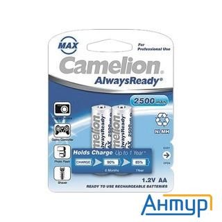Camelion  Aa- 2500mah Ni-mh Always Ready Bl-2 (nh-aa2500arbp2, аккумулятор, 1.2В)