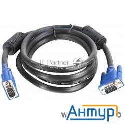 Кабель Vga 1.8м Aopen/qust (acg341ad-1.8m) Кабель монитор-svga Card 15m-15m 1,8m 2 фильтра 693851084