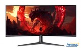Монитор 34'' Acer Nitro Xz342cuv3bmiiphx,zeroframe,curved 1500r Black,21:9,va,3440x1440,1ms,400cd,18