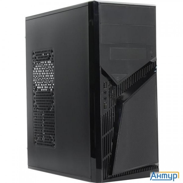 Powercool S1007bk U3 450w {Тип: Midi-tower, цвет: черный, форм-фактор: Atx, Matx, блок питания: 450