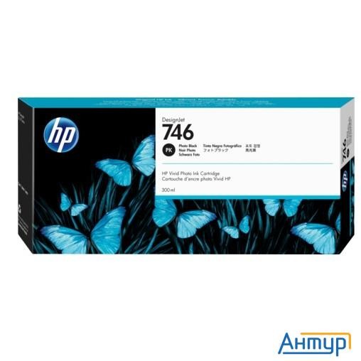 Hp  P2v82a Картридж Hp 746 черный фото   {hp Designjet Z6/z9+ Series, (300 мл)}