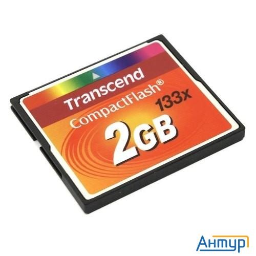 Compact Flash 2gb   Transcend  (ts2gcf133) 133-x