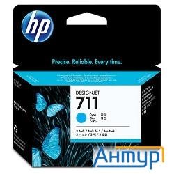 Hp Cz134a Картридж №711, Cyan {designjet T120/t520, Cyan (29ml 3 - Pack)}