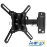 Кронштейн для телевизора Kromax Corbel-4 черный 15"-42" макс.25кг настенный поворот и наклон
