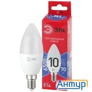 Эра Б0045337 Лампочка светодиодная Red Line Led B35-10w-865-e14 R Е14 / E14 10 Вт свеча холодный дне