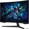 Монитор Samsung 27" Odyssey G5 S27cg550ei черный Va Led 1ms 16:9 Hdmi матовая 300cd 178гр/178гр 2560