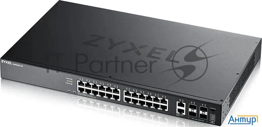 Коммутатор Zyxel Xgs2220-30 L3 Access Switch , Rack 19", 24xrj-45: 1g, 2xrj-45: 1/2.5/5/10g, 4xsfp+,