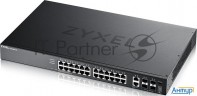 Коммутатор Zyxel Xgs2220-30 L3 Access Switch , Rack 19", 24xrj-45: 1g, 2xrj-45: 1/2.5/5/10g, 4xsfp+,