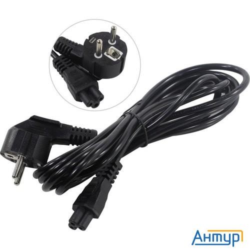 Exegate Ep280680rus Кабель питания ноутбуков Exegate Power Pc5-3p (Евровилка Schuko->С5) Vde-250v-3*