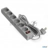 Сетевой фильтр Exegate Ex119394rus Sp-6-5g (6 розеток, 5м, евровилка, серый)