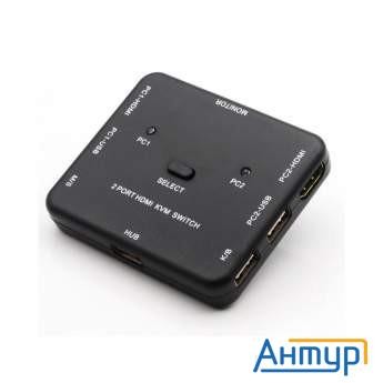 Orient Hs21, Hdmi Kvm переключатель на 2 устройства, порты Hdm + 2xusb (клавиатура+мышь), поддержка