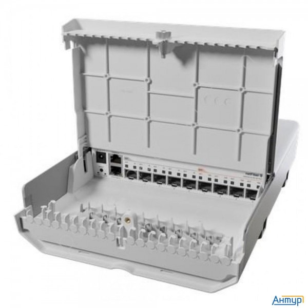 Mikrotik Crs310-1g-5s-4s+out Коммутатор уличный, оптический 1*1gbit Rj45, 5*1gbit Sfp, 4*10gbit Sfp+