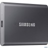 Твердотельный накопитель Samsung Ssd 2tb T7, Usb Type-c, R/w 1000/1050mb/s, Titanium