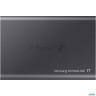 Твердотельный накопитель Samsung Ssd 2tb T7, Usb Type-c, R/w 1000/1050mb/s, Titanium