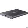 Твердотельный накопитель Samsung Ssd 2tb T7, Usb Type-c, R/w 1000/1050mb/s, Titanium
