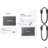 Твердотельный накопитель Samsung Ssd 2tb T7, Usb Type-c, R/w 1000/1050mb/s, Titanium