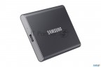 Твердотельный накопитель Samsung Ssd 2tb T7, Usb Type-c, R/w 1000/1050mb/s, Titanium