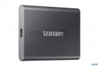 Твердотельный накопитель Samsung Ssd 2tb T7, Usb Type-c, R/w 1000/1050mb/s, Titanium