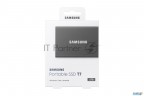 Твердотельный накопитель Samsung Ssd 2tb T7, Usb Type-c, R/w 1000/1050mb/s, Titanium