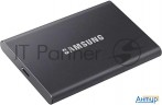 Твердотельный накопитель Samsung Ssd 2tb T7, Usb Type-c, R/w 1000/1050mb/s, Titanium