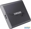 Твердотельный накопитель Samsung Ssd 2tb T7, Usb Type-c, R/w 1000/1050mb/s, Titanium