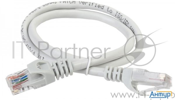 Itk Pc01-c5eul-05m Коммутационный шнур (патч-корд), кат.5Е Utp, Lszh, 0,5м, серый