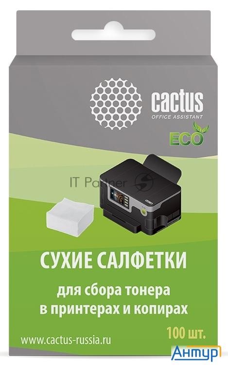 Салфетки Cactus Cs-p2003e для принтеров и копиров 100шт сухих