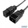 Кабель питания для Upc Gembird/cablexpert, 1.5м, С19 - C20, 16А, черный, с заземлением(pc-189-c19)