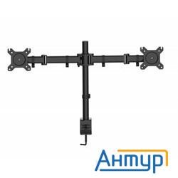 Cactus Cs-vm-d29-bk черный Кронштейн для 2-х мониторов 13"-27" макс.10кг настольный поворот и наклон