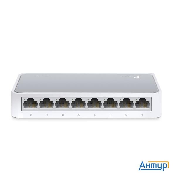 Tp-link Tl-sf1008d Коммутатор 8-port 10/100m Mini Desktop Switch, 8 10/100m Rj45 Ports, Plastic Case