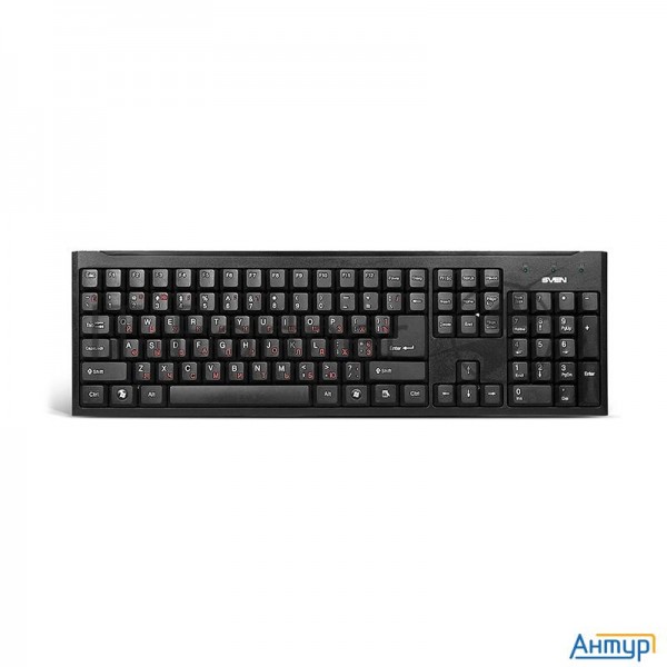Клавиатура Keyboard Sven Standard 303 Power Usb+ps/2 чёрная Sv-03100303pu