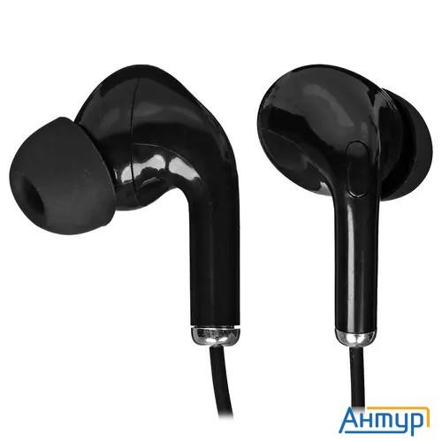 Наушники внутриканальные с микрофоном Sven E-282m, черный, пульт