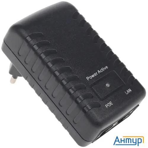 Orient Sap-48poe 1a, Poe инжектор питания 48w, Ac 100-240v/ Dc 48v, 1.0a, вход: Rj45 Lan 10/100, вых