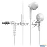 Наушники Panasonic Rp-tcm55gc-w внутриканальные 10-24000Гц 1.2м 3.5мм 109дБ микрофон белые