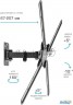 Кронштейн для телевизора Kromax Corbel-6 черный 22"-65" макс.30кг настенный поворот и наклон
