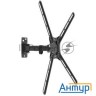 Кронштейн для телевизора Kromax Corbel-6 черный 22"-65" макс.30кг настенный поворот и наклон