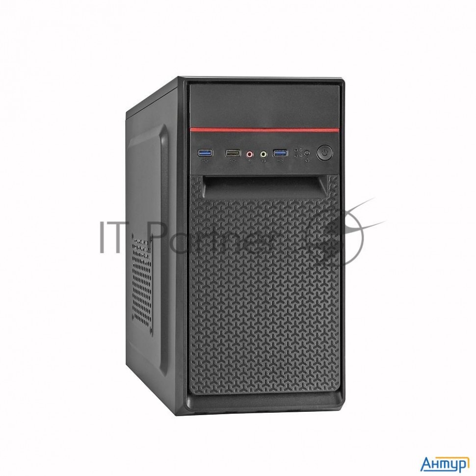 Exegate Ex283060rus Корпус Minitower Exegate Baa-107u Black, Matx, <без БП>, 1*usb+2*usb3.0, Audio