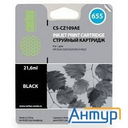Cz109ae Картридж струйный Cactus Cs-cz109ae черный для №655 Hp Dj Ia 3525/5525/4515/4525 (21,