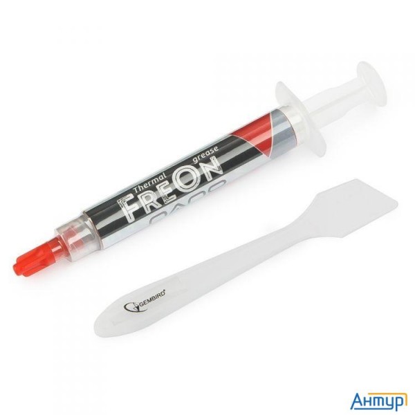 Термо паста Gembird Freon Nano Gf-31-1.5 для радиаторов, 1,5гр, шприц