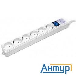Powercube Фильтр-удлинитель (spg(5+1)-16b-0,5m) 6 розеток, 0,5 м,16А/3,5кВт, белый