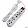 Сетевой фильтр 5bites Sp5w-318 5s / 3*1.5mm2 / 16a / Abs / 1.8m / White