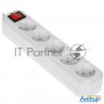 Сетевой фильтр 5bites Sp5w-318 5s / 3*1.5mm2 / 16a / Abs / 1.8m / White