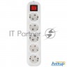 Сетевой фильтр 5bites Sp5w-318 5s / 3*1.5mm2 / 16a / Abs / 1.8m / White