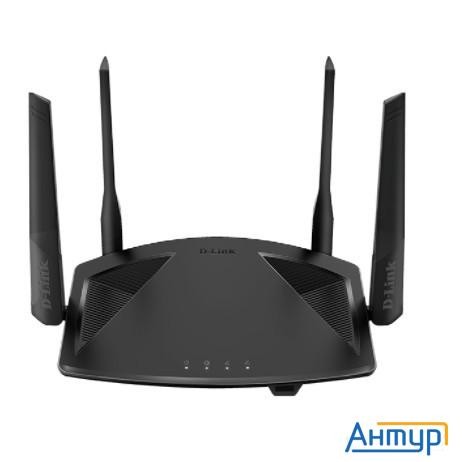 D-link Dir-x1860/ru/r1a Wi-fi 6 маршрутизатор Ax1800, 1000base-t Wan, 3x1000base-t Lan