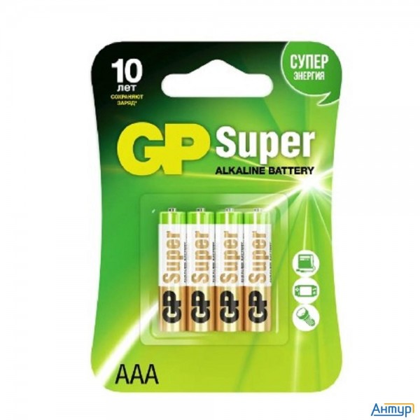 Gp 24aupa21-2crsb4 40/320 Ultra Plus Alkaline 24А Aaa - 4 шт. на блистере (4 шт.)