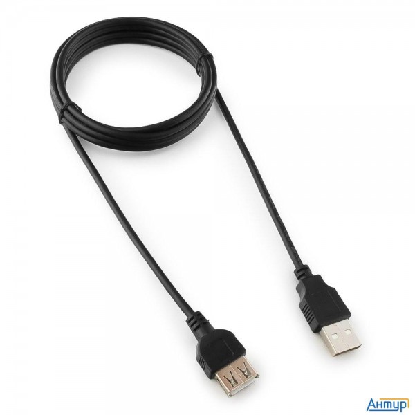 Кабель-удлинитель Usb2.0 Cablexpert Cc-usb2-amaf-6b-n, Am/af, медь, серия Pro, 1.8м, черн, пакет