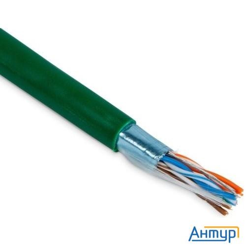 Rexant (01-0171) Кабель F/utp, Cat 6, нг(А)-lsltx 4х2х0,575 мм, 23awg, внутренний, зеленый Rexant