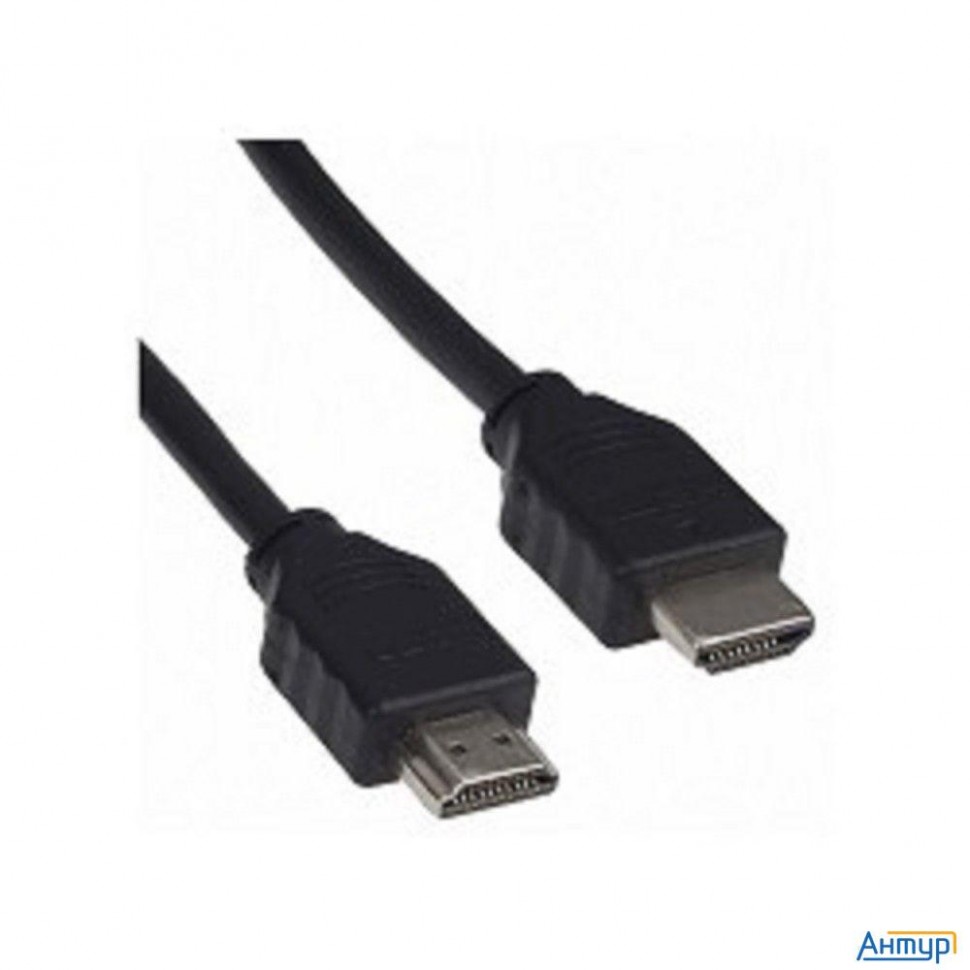 Bion Кабель Hdmi V2.1, 19m/19m, 3d, 8k Uhd, экран, 2 м, черный [bxp-hdmiv21-2m]