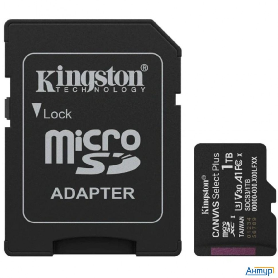 Micro Securedigital 1tb Kingston Sdcs3/1tb  адаптером